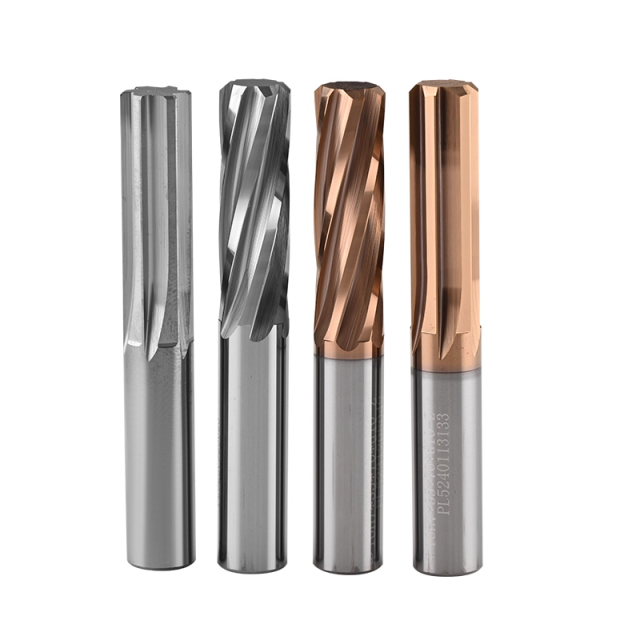 Tools Straight Groove Reamer H7 Tungsten Steel Carbide End Mill with AlTin Coating for CNC Machine Tools ODM OEM