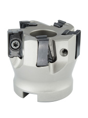 Heavy Duty 90° Right Angle Face Mill | Indexable Carbide Inserts | for Steel & Cast Iron Milling