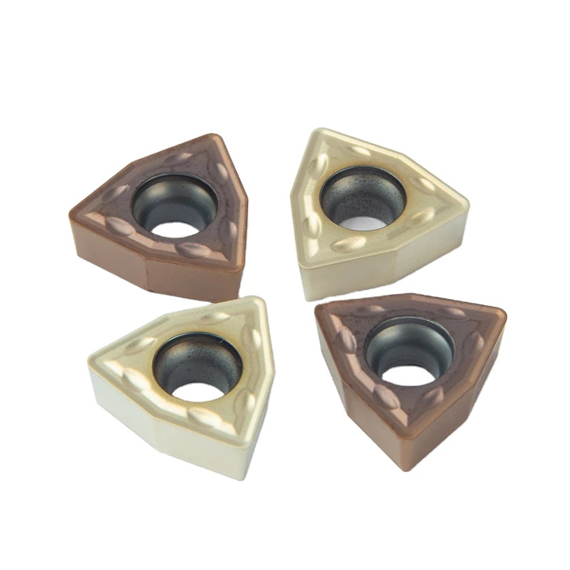 WCMT 06T308FN CNC Carbon Steel U Drill Inserts Precision Turning Inserts Galvanized Zinc Plated Finish for Alloy Iron Materials