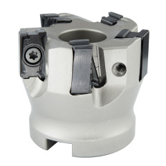 Heavy Duty 90° Right Angle Face Mill | Indexable Carbide Inserts | for Steel & Cast Iron Milling