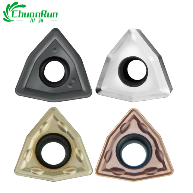 WCMT 06T308FN CNC Carbon Steel U Drill Inserts Precision Turning Inserts Galvanized Zinc Plated Finish for Alloy Iron Materials