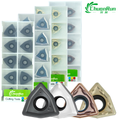WCMT 06T308FN CNC Carbon Steel U Drill Inserts Precision Turning Inserts Galvanized Zinc Plated Finish for Alloy Iron Materials