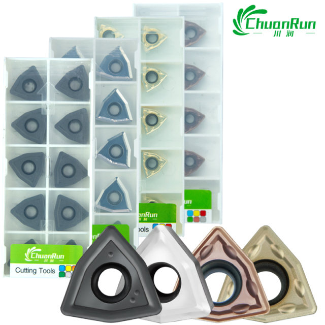 WCMT 06T308FN CNC Carbon Steel U Drill Inserts Precision Turning Inserts Galvanized Zinc Plated Finish for Alloy Iron Materials
