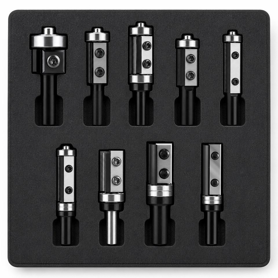 Miaorui 8mm Bottom Bearing Flush Trim Router Bit Replaceable Carbide Inserts Woodworking Slotting Cutter CNC Tool,ZHUZHOU SITE CEMENTED CARBIDE CO.,LTD,Miaorui 8mm Bottom Bearing Flush Trim Router Bit Replaceable Carbide Inserts Woodworking Slotting Cutter CNC Tool