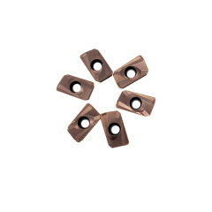 ZZST APMT1604PDER-H2-JT1025 Face Mill Carbide Inserts Tungsten Cobalt Alloy AlTin Coated 2 Flutes HRC45 Indexable