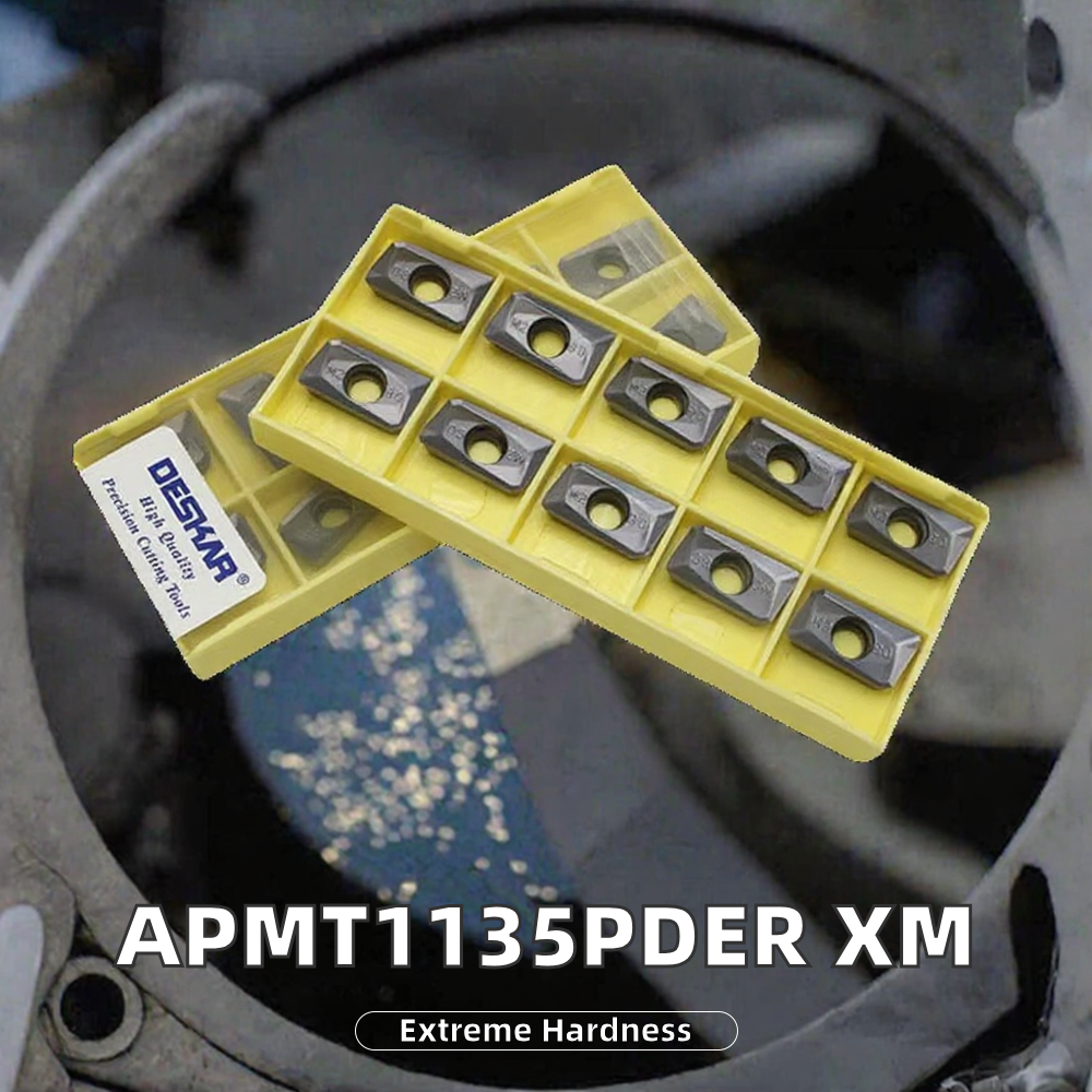 Deskar APMT1135PEER-XM LF6018 High Quality CVD Coated Tungsten Carbide Rectangle Milling CNC Inserts OEM for CNC Lathe