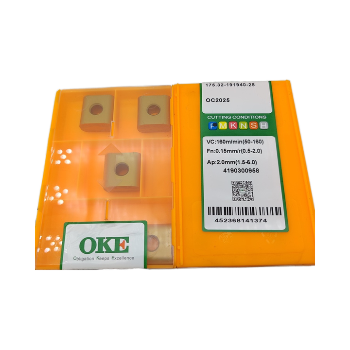 LNMX 191940 175.32-191940-28 Milling Inserts OC2025 OC2325S CNC Carbide Inserts for High Efficiency Face Milling