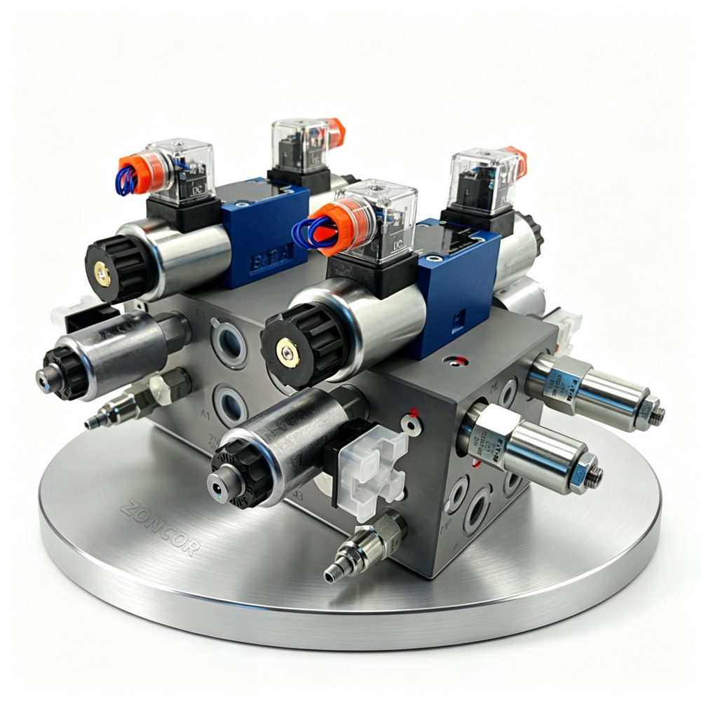 OEM Custom Hydraulic Integrated Valve Group,ZONCOR SHOP,OEM Custom Hydraulic Integrated Valve Group
