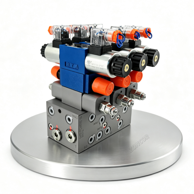 Zoncor Custom Hydraulic Integrated Valve Block,ZONCOR SHOP,Zoncor Custom Hydraulic Integrated Valve Block
