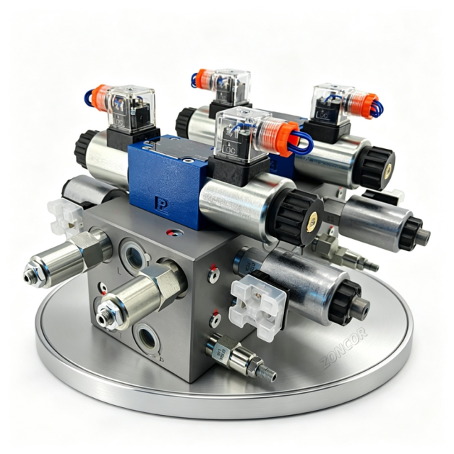 OEM Custom Hydraulic Integrated Valve Group,ZONCOR SHOP,OEM Custom Hydraulic Integrated Valve Group