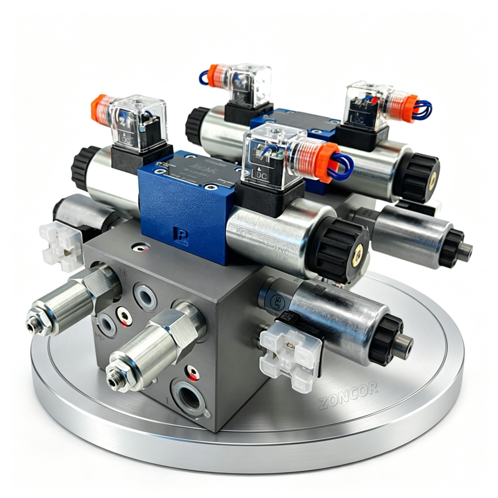 OEM Custom Hydraulic Integrated Valve Group,ZONCOR SHOP,OEM Custom Hydraulic Integrated Valve Group