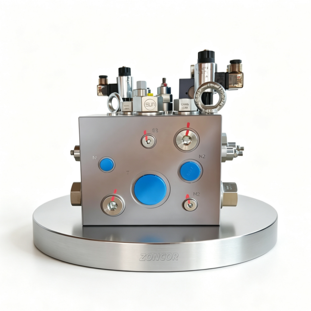 Custom Hydraulic Cartridge Manifold Integrated Valve Block,ZONCOR SHOP,Custom Hydraulic Cartridge Manifold Integrated Valve Block
