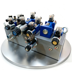 Zoncor Custom Hydraulic Cartridge Manifold Block,ZONCOR SHOP,Zoncor Custom Hydraulic Cartridge Manifold Block
