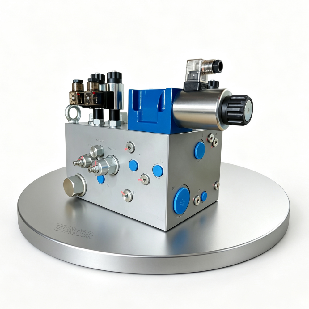 Custom Hydraulic Cartridge Manifold Integrated Valve Block,ZONCOR SHOP,Custom Hydraulic Cartridge Manifold Integrated Valve Block
