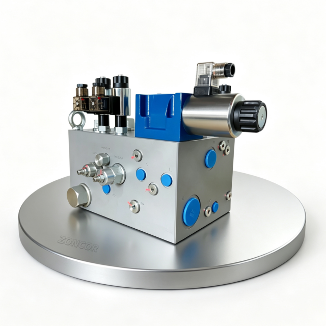 Custom Hydraulic Cartridge Manifold Integrated Valve Block,ZONCOR SHOP,Custom Hydraulic Cartridge Manifold Integrated Valve Block