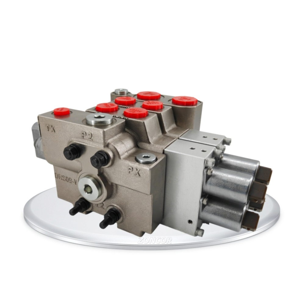 Custom Sectional Directional Control Valve with Load-Sensing & Post-Compensated,ZONCOR SHOP,Custom Sectional Directional Control Valve with Load-Sensing & Post-Compensated