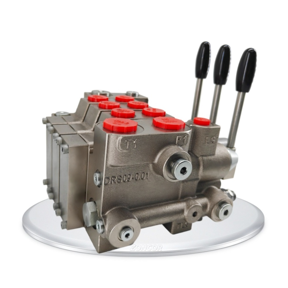 ZONCOR Custom Directional Control Valve with Three Sections,ZONCOR SHOP,ZONCOR Custom Directional Control Valve with Three Sections