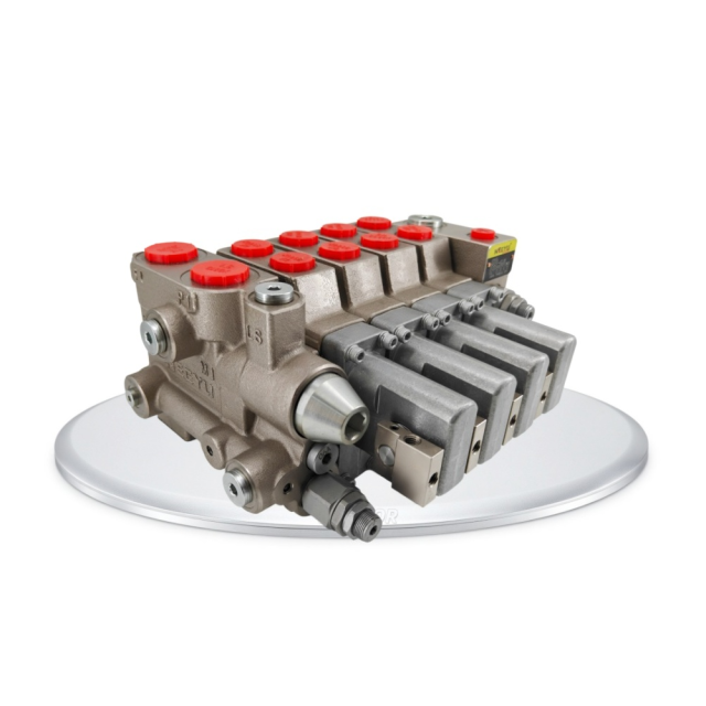 Four Sections Directional Control Valve with Competitive Price,ZONCOR SHOP,Hydraulic Sectional Directional Control Valve for Various Applications