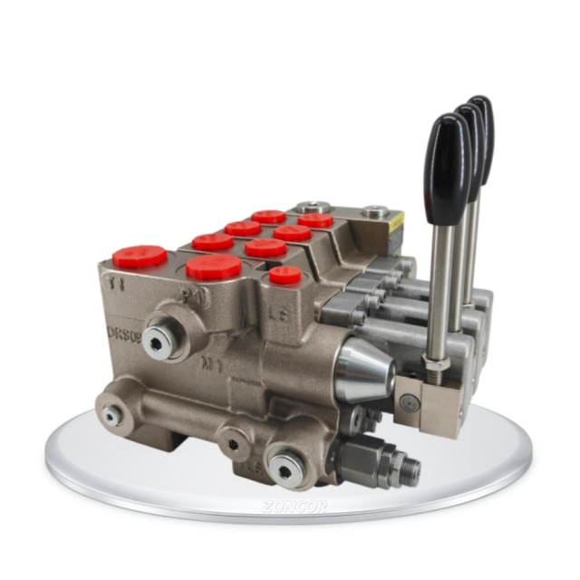 ZONCOR Custom Directional Control Valve with Three Sections,ZONCOR SHOP,ZONCOR Custom Directional Control Valve with Three Sections
