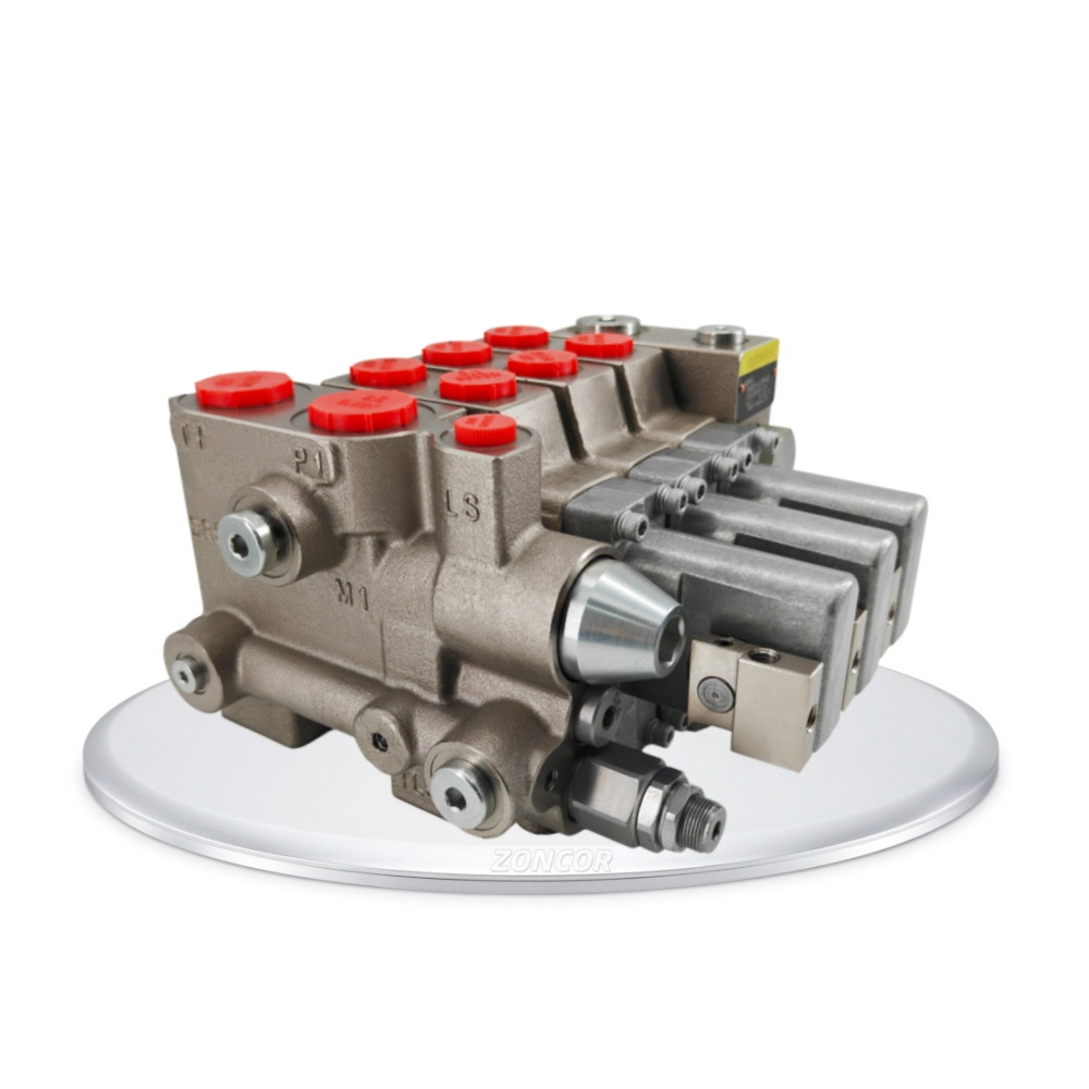 ZONCOR Custom Directional Control Valve with Three Sections,ZONCOR SHOP,ZONCOR Custom Directional Control Valve with Three Sections