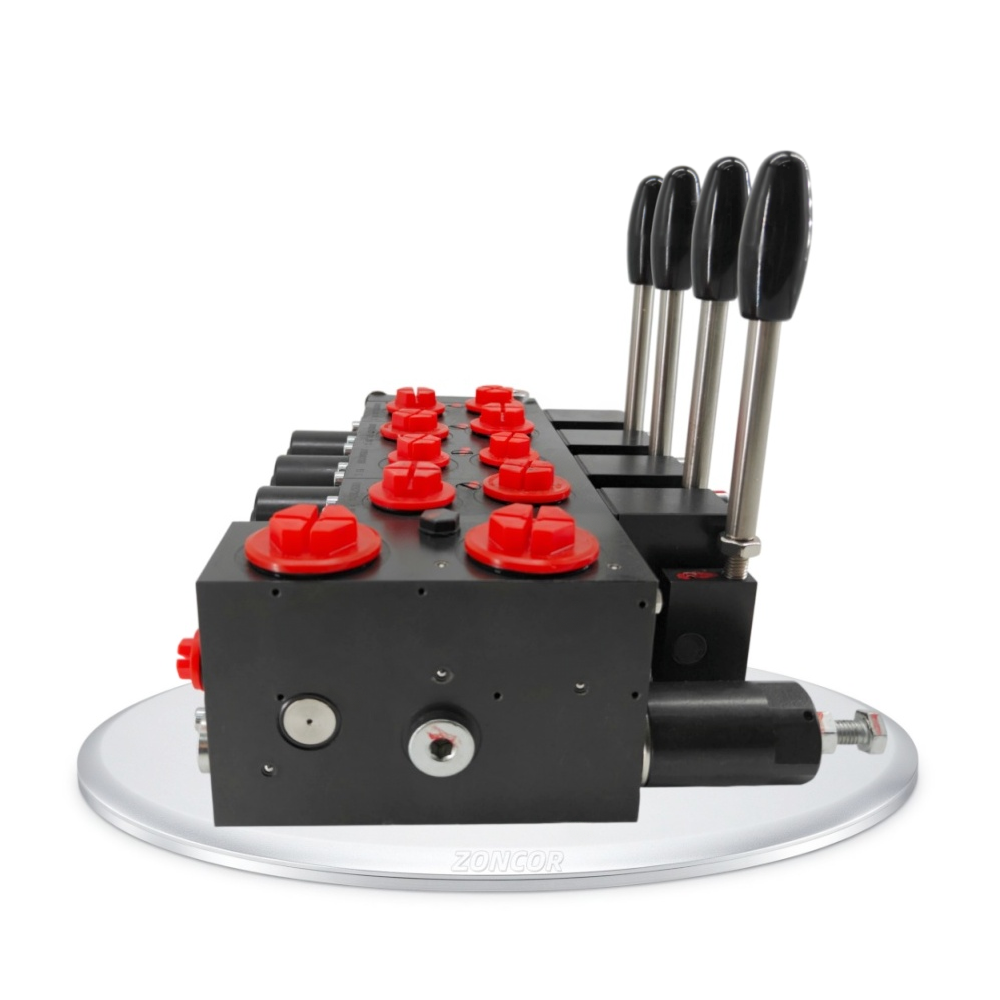 ZONCOR Black Color Multi-way Hydraulic Sectional Directional Control Valve,ZONCOR SHOP,ZONCOR Black Color Multi-way Hydraulic Sectional Directional Control Valve