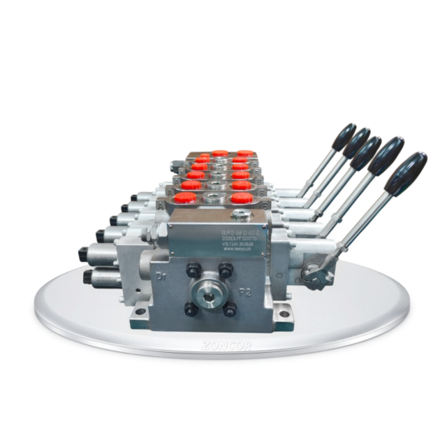 ZONCOR Black Color Multi-way Hydraulic Sectional Directional Control Valve,ZONCOR SHOP,ZONCOR Black Color Multi-way Hydraulic Sectional Directional Control Valve