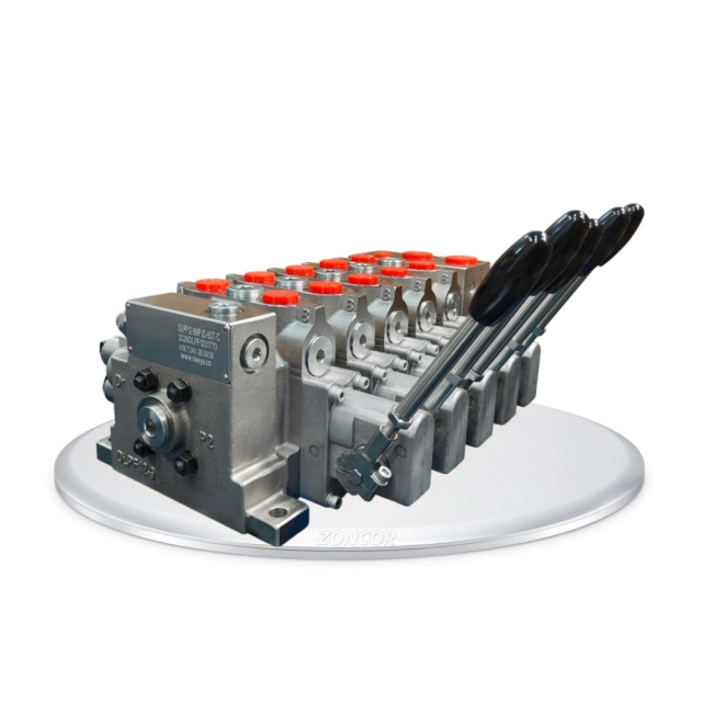 ZONCOR Black Color Multi-way Hydraulic Sectional Directional Control Valve,ZONCOR SHOP,ZONCOR Black Color Multi-way Hydraulic Sectional Directional Control Valve