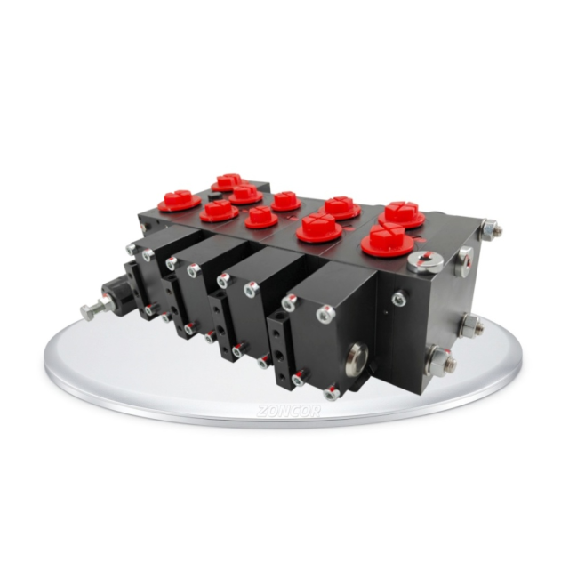 ZONCOR Black Color Multi-way Hydraulic Sectional Directional Control Valve,ZONCOR SHOP,ZONCOR Black Color Multi-way Hydraulic Sectional Directional Control Valve