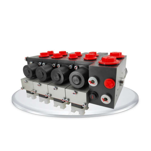 ZONCOR Black Color Multi-way Hydraulic Sectional Directional Control Valve,ZONCOR SHOP,ZONCOR Black Color Multi-way Hydraulic Sectional Directional Control Valve