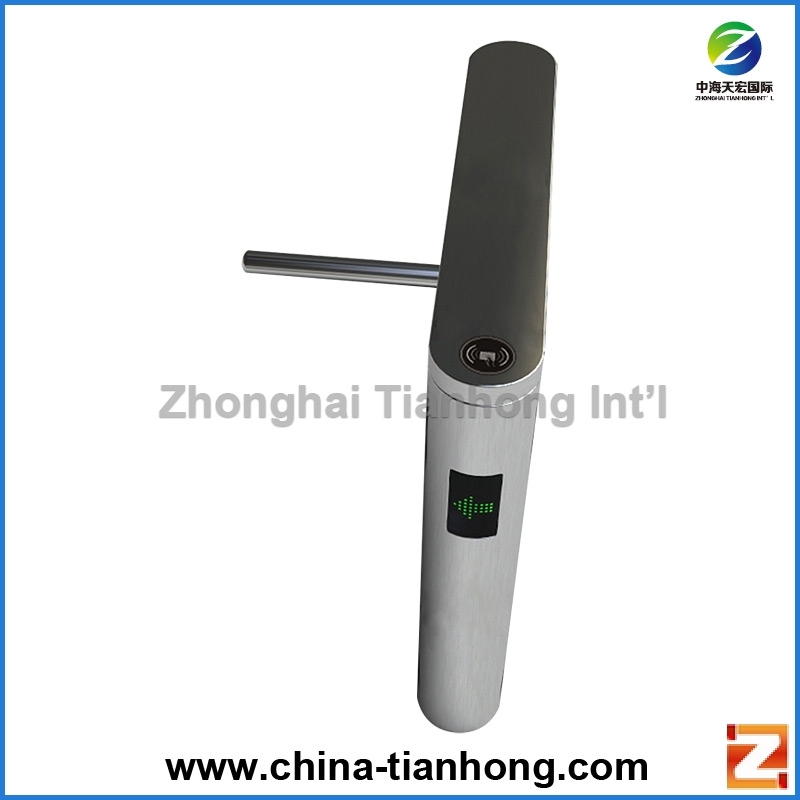 Entrance Access Control System SS304 Stainless Steel Drop Arm Barrier/Optical One Arm Turnstile TH-DT01