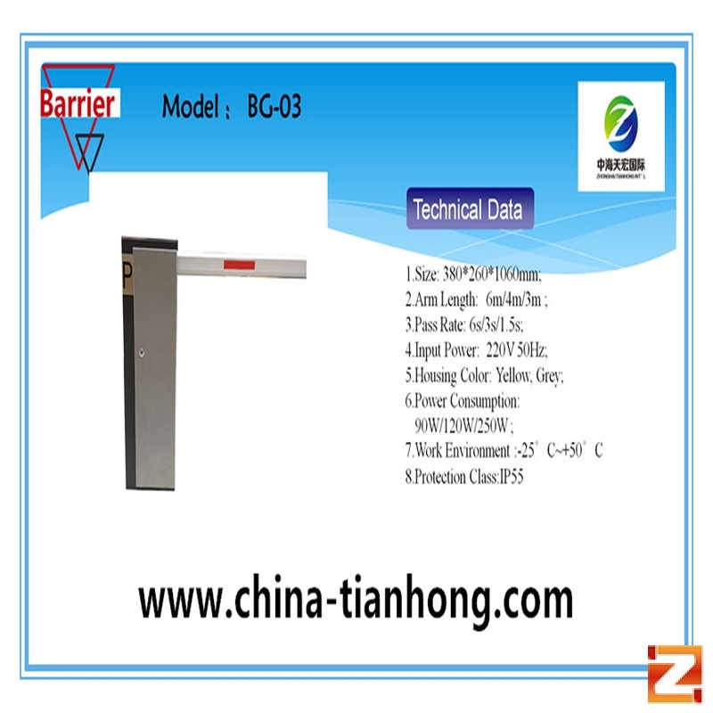 Remote Control Security Gate Straight Automatic Parking Boom Barrier Gate