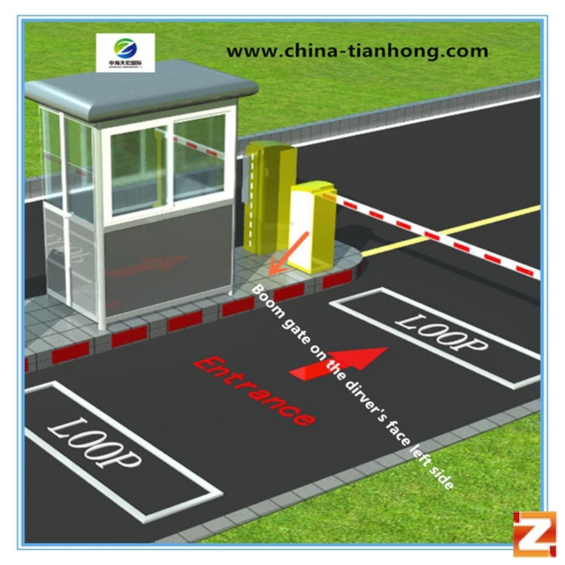Remote Control Security Gate Straight Automatic Parking Boom Barrier Gate