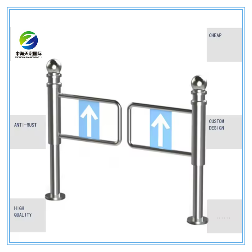 Manual Supermarket Swing Gate Turnstile