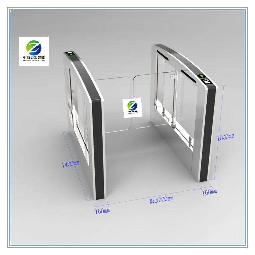 The Optical Slim Half Waist Swing Gate Turnstile 2025