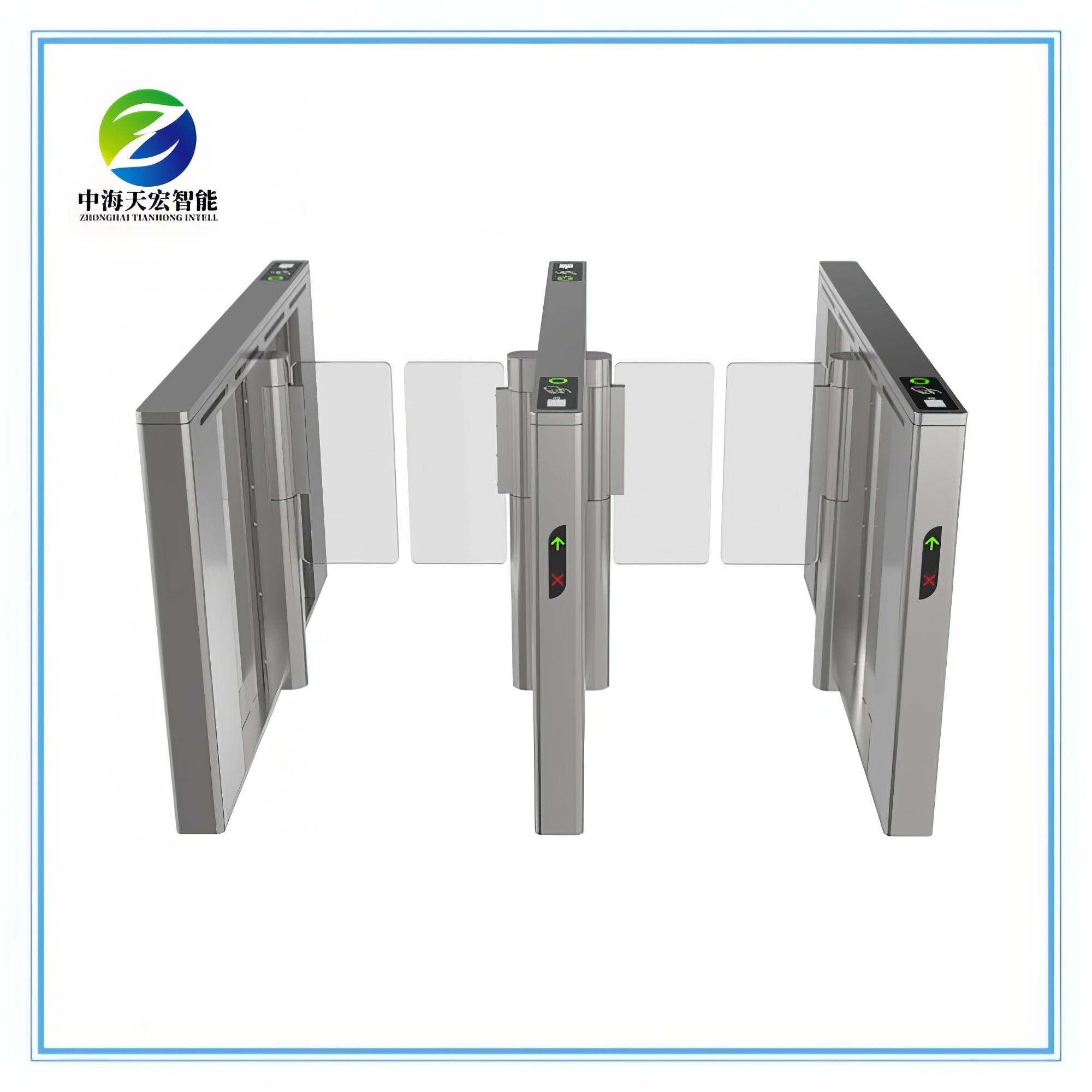 Slim Fast High Traffic Flow Super Speed Gate Turnstile SG6612