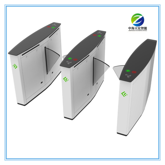 High-Speed Flap Barrier Turnstile Gate for Pedestrian Access Control