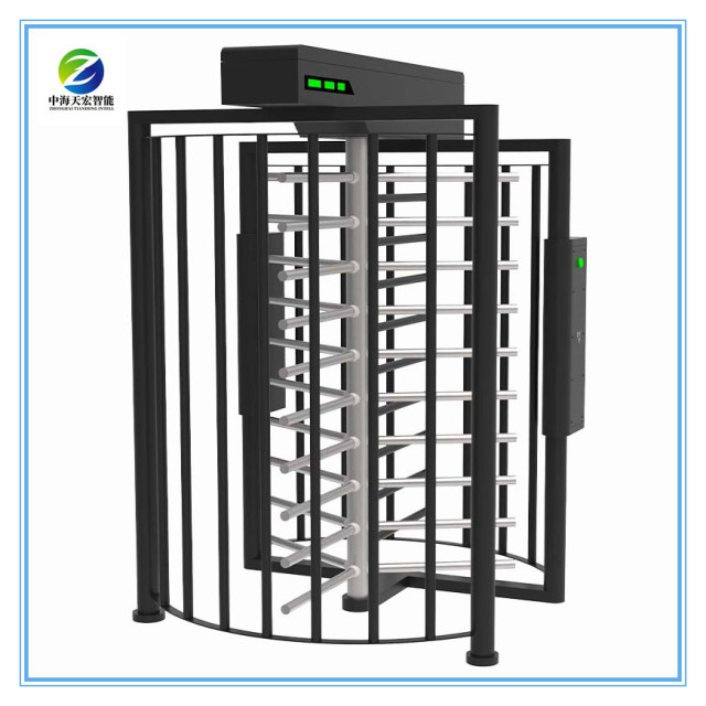 New Full Height Turnstile with Powder Coating Steel & Stainless Steel