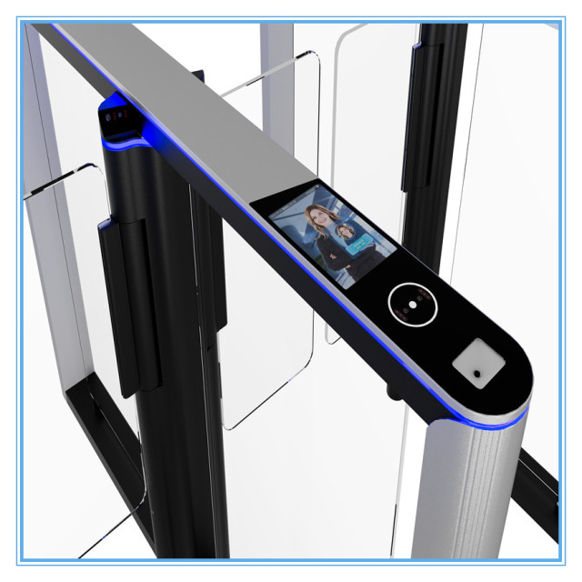 Super Slim Speed Gate with Palmprint Face Recogintion RFID Card Controller