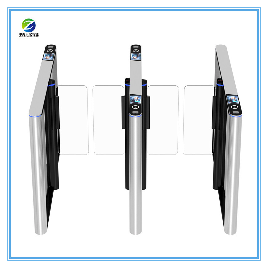 Super Slim Speed Gate with Palmprint Face Recogintion RFID Card Controller
