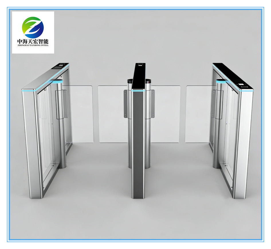 2026 China New Made Super Luxury Speed Gate Turnstile with Face ID & Barcode Controller