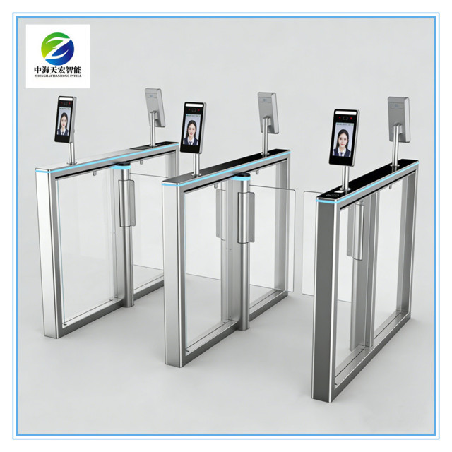 2026 China New Made Super Luxury Speed Gate Turnstile with Face ID & Barcode Controller