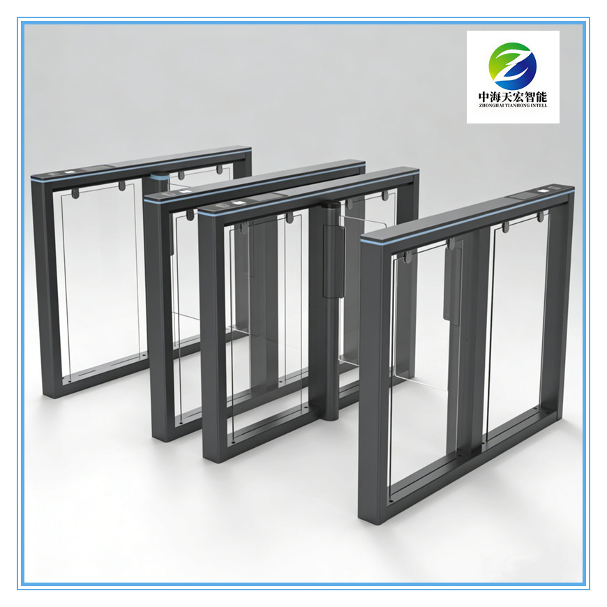 2026 China New Made Super Luxury Speed Gate Turnstile with Face ID & Barcode Controller