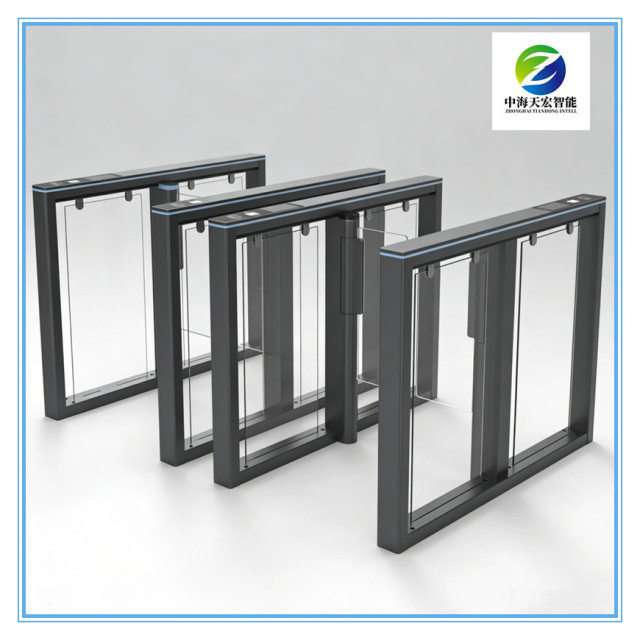 2026 China New Made Super Luxury Speed Gate Turnstile with Face ID & Barcode Controller
