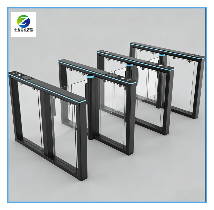 2026 China New Made Super Luxury Speed Gate Turnstile with Face ID & Barcode Controller