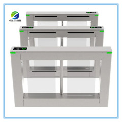 Pedestrian Access Control Swing Barrier Turnstile with Integrated Facial Recognition System