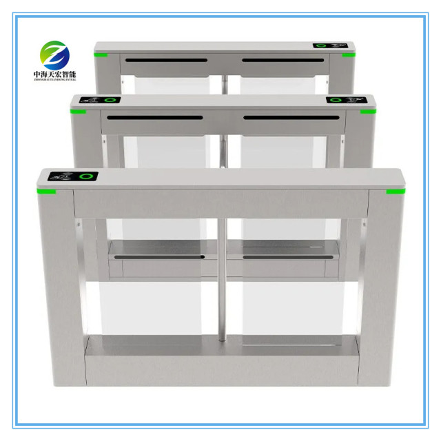 Pedestrian Access Control Swing Barrier Turnstile with Integrated Facial Recognition System