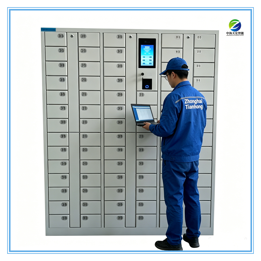 Smart Fingerprint Recognition Locker for Employee Phone Storage