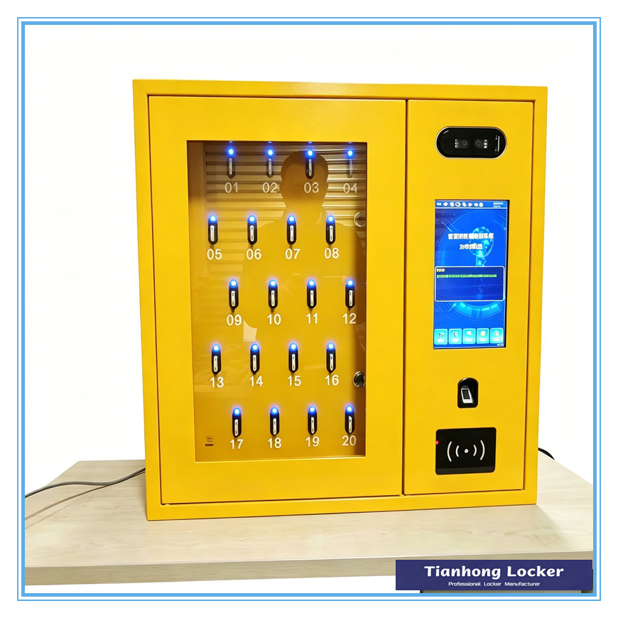 Biometric & RFID Controlled Intelligent Key Locker for Public
