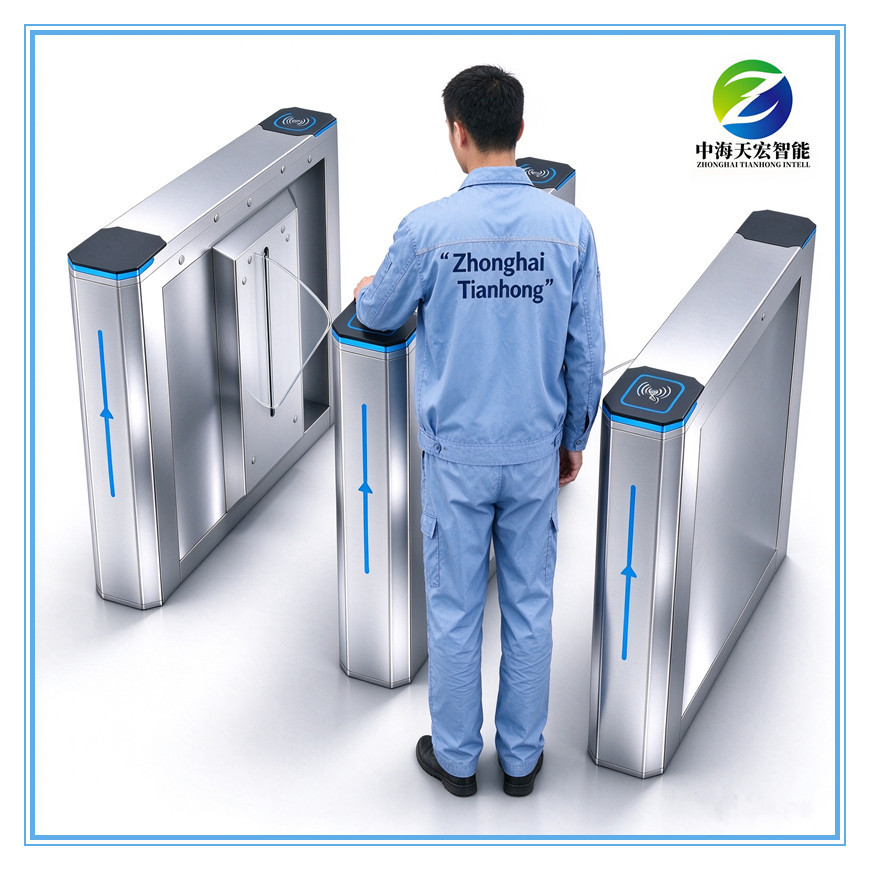 Stainless Steel Swing Turnstile Gate, RFID Card Access Control Barrier for Office Building Entrance,http://www.china-tianhong.com,Stainless Steel Swing Turnstile Gate, RFID Card Access Control Barrier for Office Building Entrance-http://www.china-tianhong.com