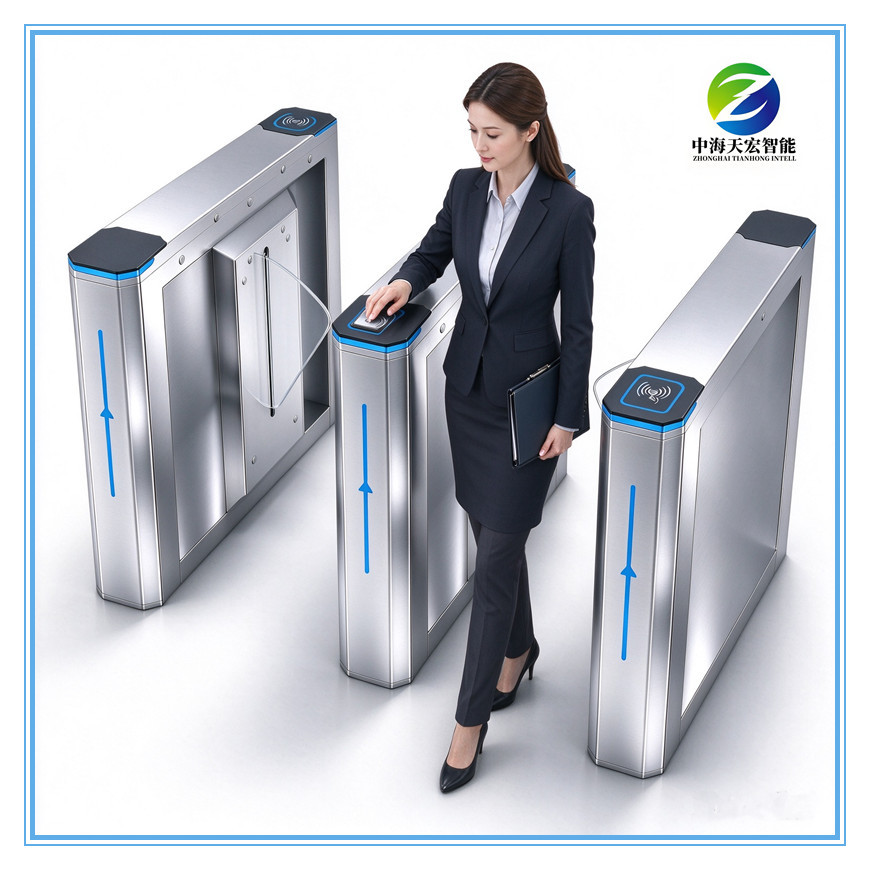 Stainless Steel Swing Turnstile Gate, RFID Card Access Control Barrier for Office Building Entrance,http://www.china-tianhong.com,Stainless Steel Swing Turnstile Gate, RFID Card Access Control Barrier for Office Building Entrance-http://www.china-tianhong.com
